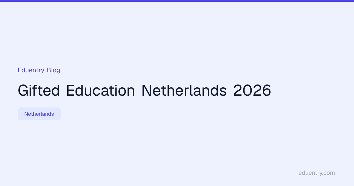 Gifted Education Netherlands 2026